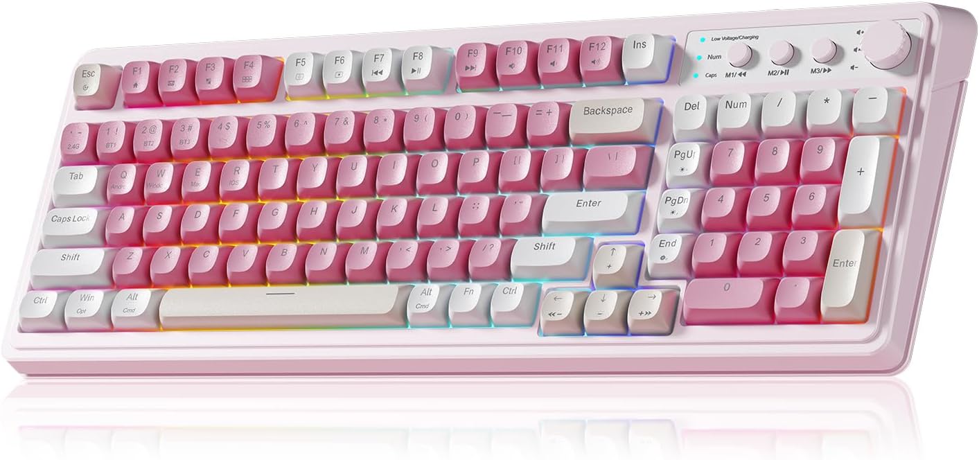 Metacova S99 | Tri-Mode Wireless Mechanical Keyboard - Creamy Edition