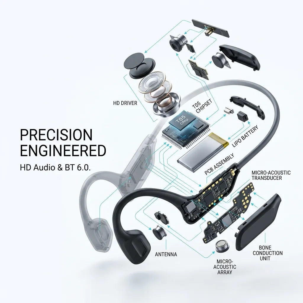 T05 Open-Ear Sports Bone Conduction Headphones