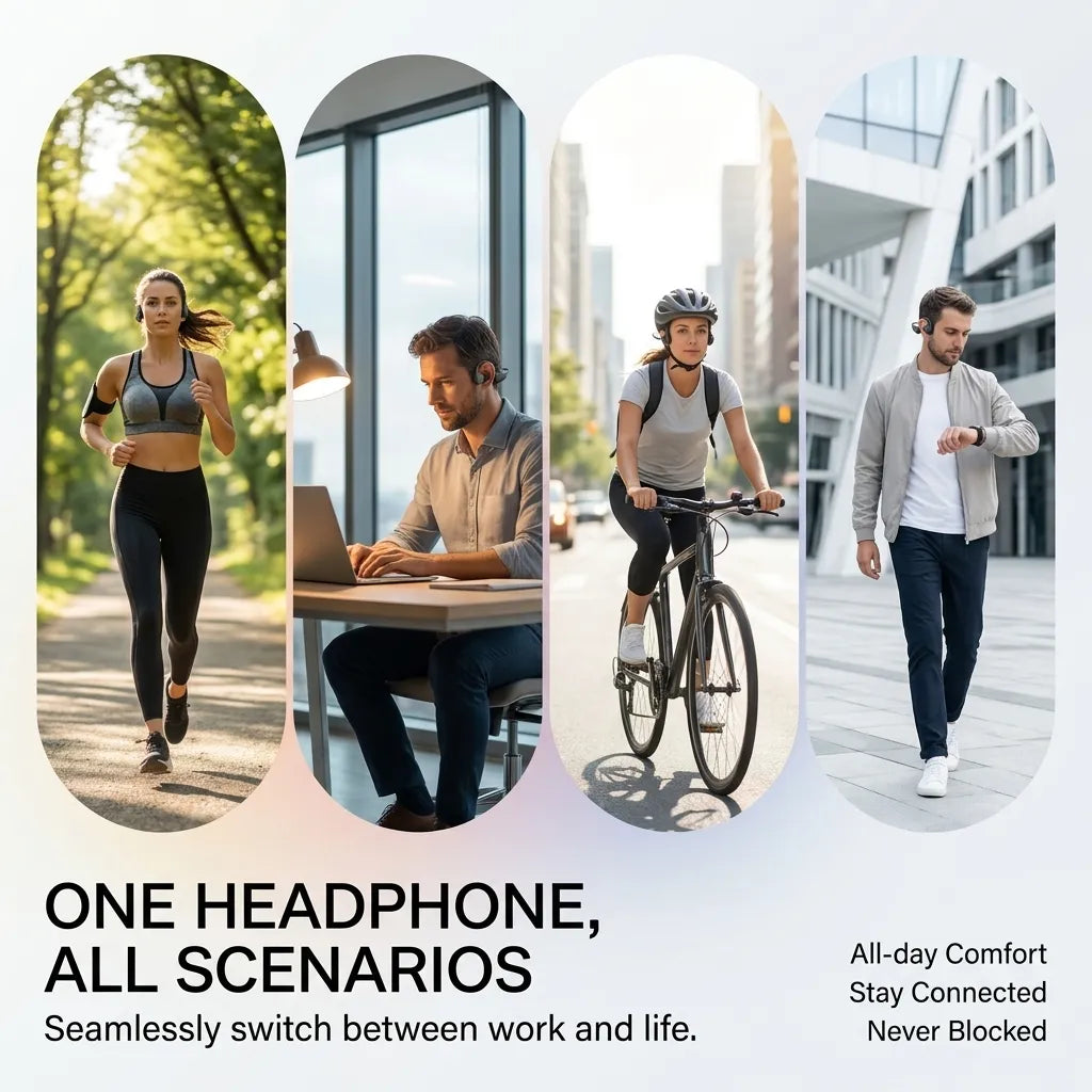T05 Open-Ear Sports Bone Conduction Headphones
