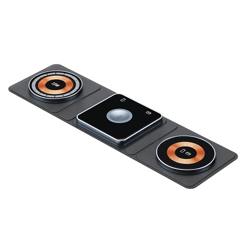 3 In 1  Charging Pad With Night Light Magnetic Station